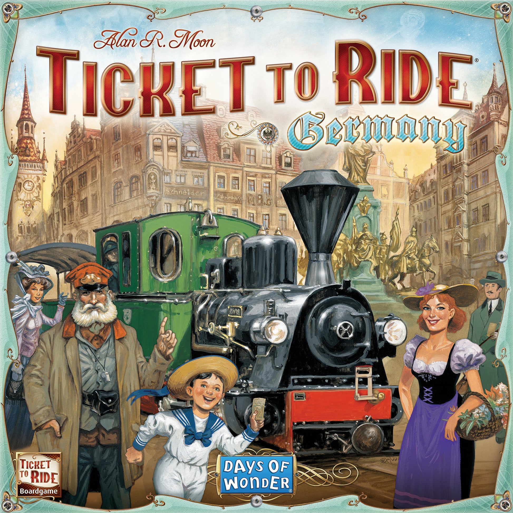 Ticket to Ride: Germany Board Game Chiến Thuật Xây Dựng Đường Sắt - Days of Wonder - Góc nhìn khác 3