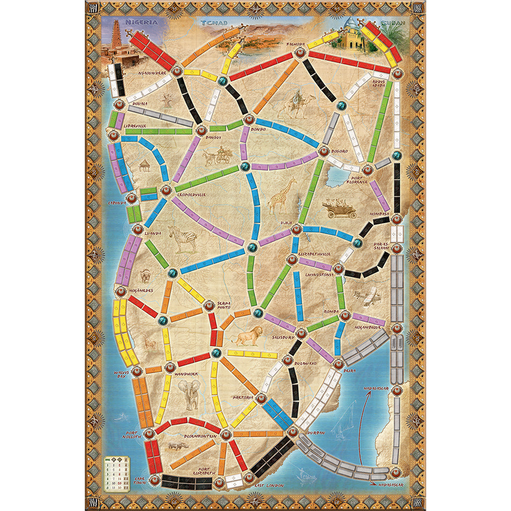 Ticket to Ride: The Heart of Africa - Bản Mở Rộng Board Game Chiến Thuật - Days of Wonder
