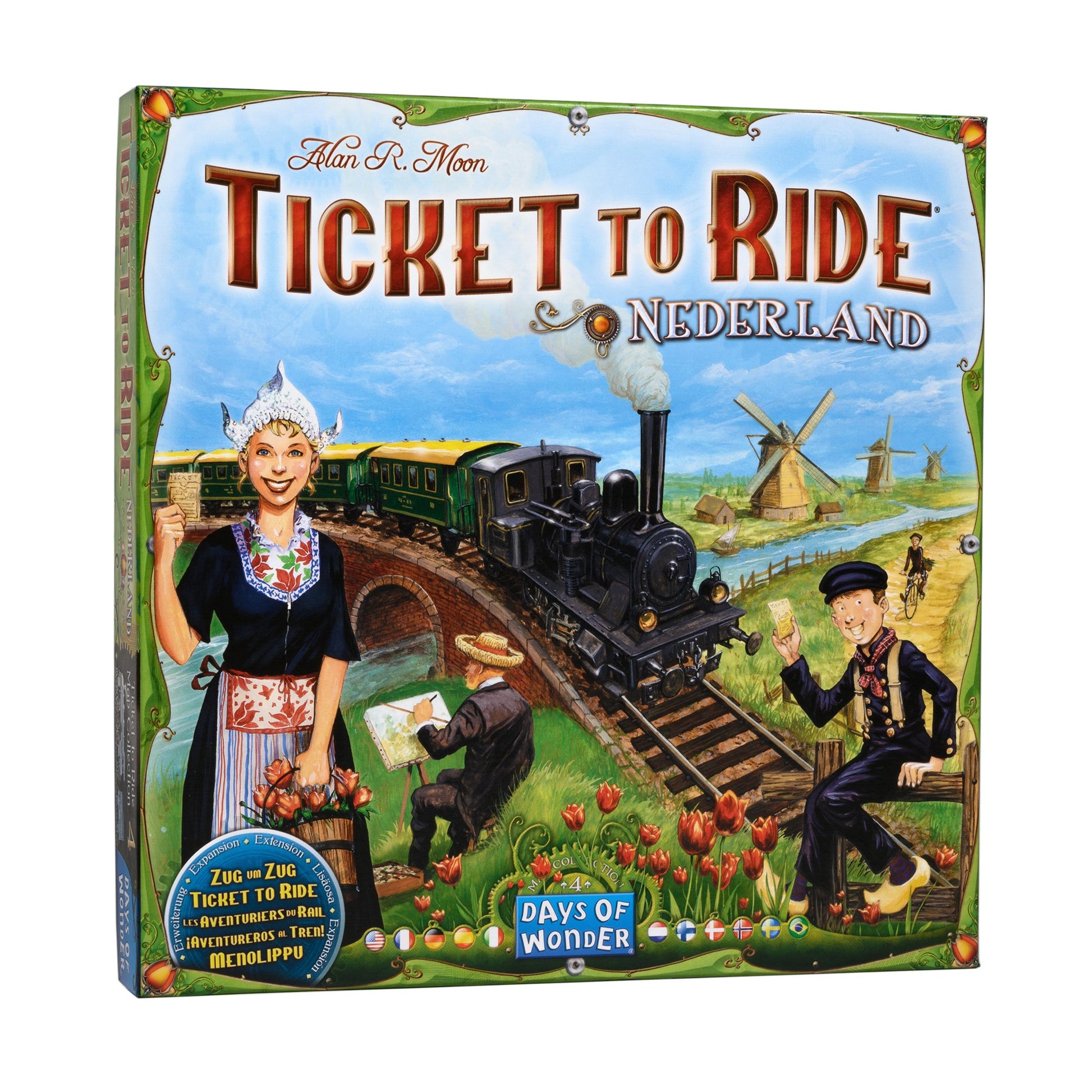 Ticket to Ride: Nederland Map Collection 4 - Bản Mở Rộng Board Game Chiến Thuật Days of Wonder - Hình ảnh sản phẩm