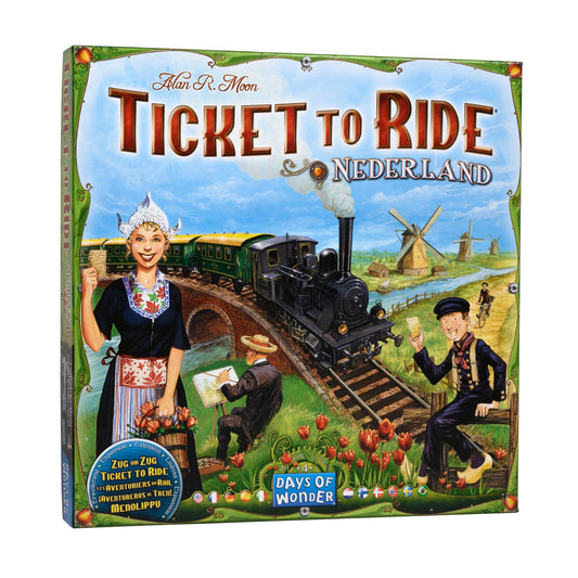 Ticket to Ride: Nederland Map Collection 4 - Bản Mở Rộng Board Game Chiến Thuật Days of Wonder - Hình ảnh sản phẩm