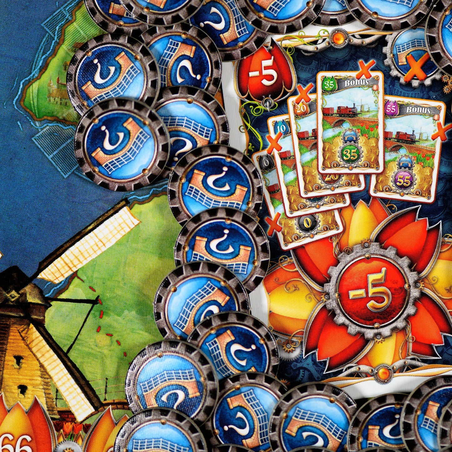 Ticket to Ride: Nederland Map Collection 4 - Bản Mở Rộng Board Game Chiến Thuật Days of Wonder Days of Wonder - Board Game Ex