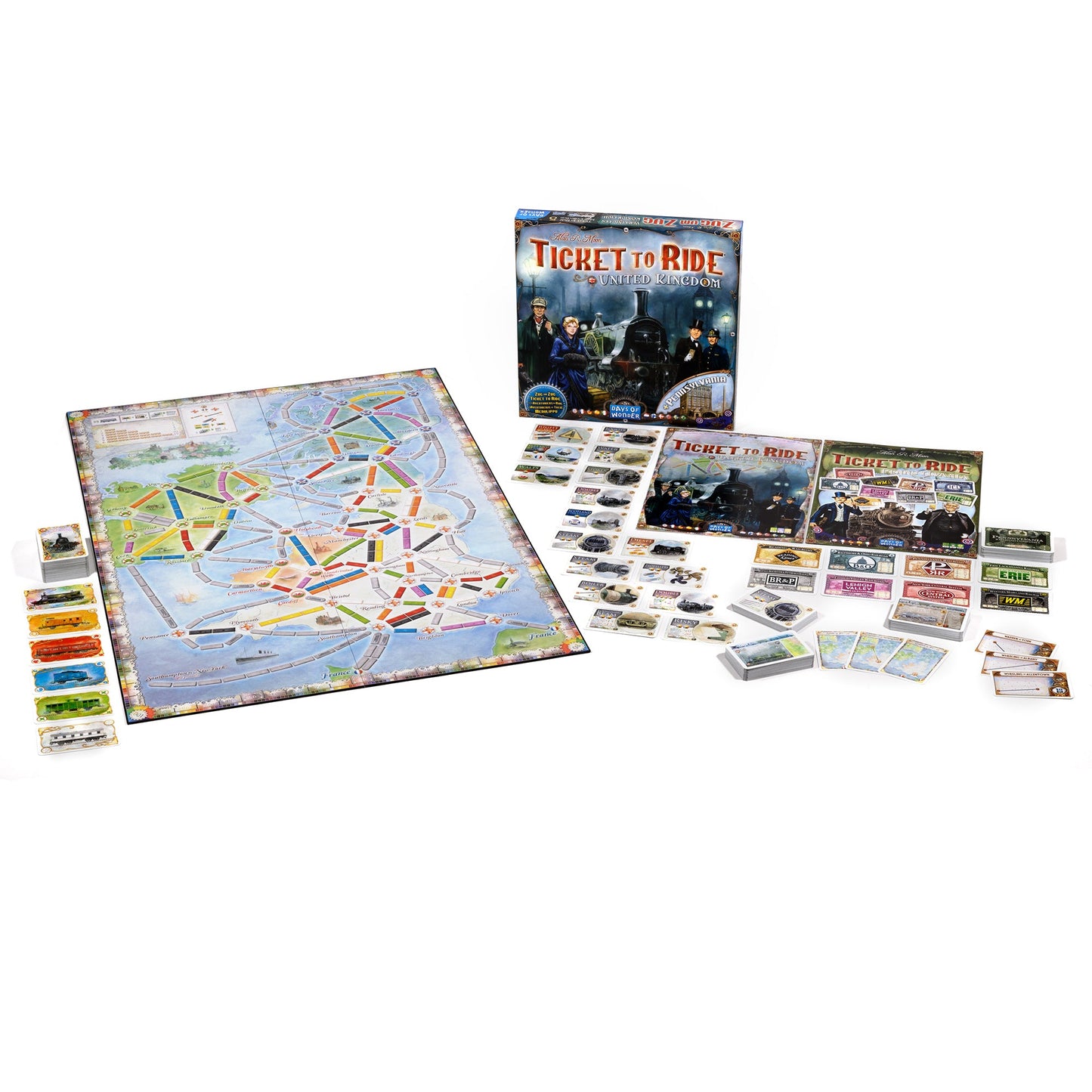 Ticket to Ride: United Kingdom Map Collection 5 - Bản Mở Rộng Board Game - Days of Wonder - Hình ảnh chi tiết 2