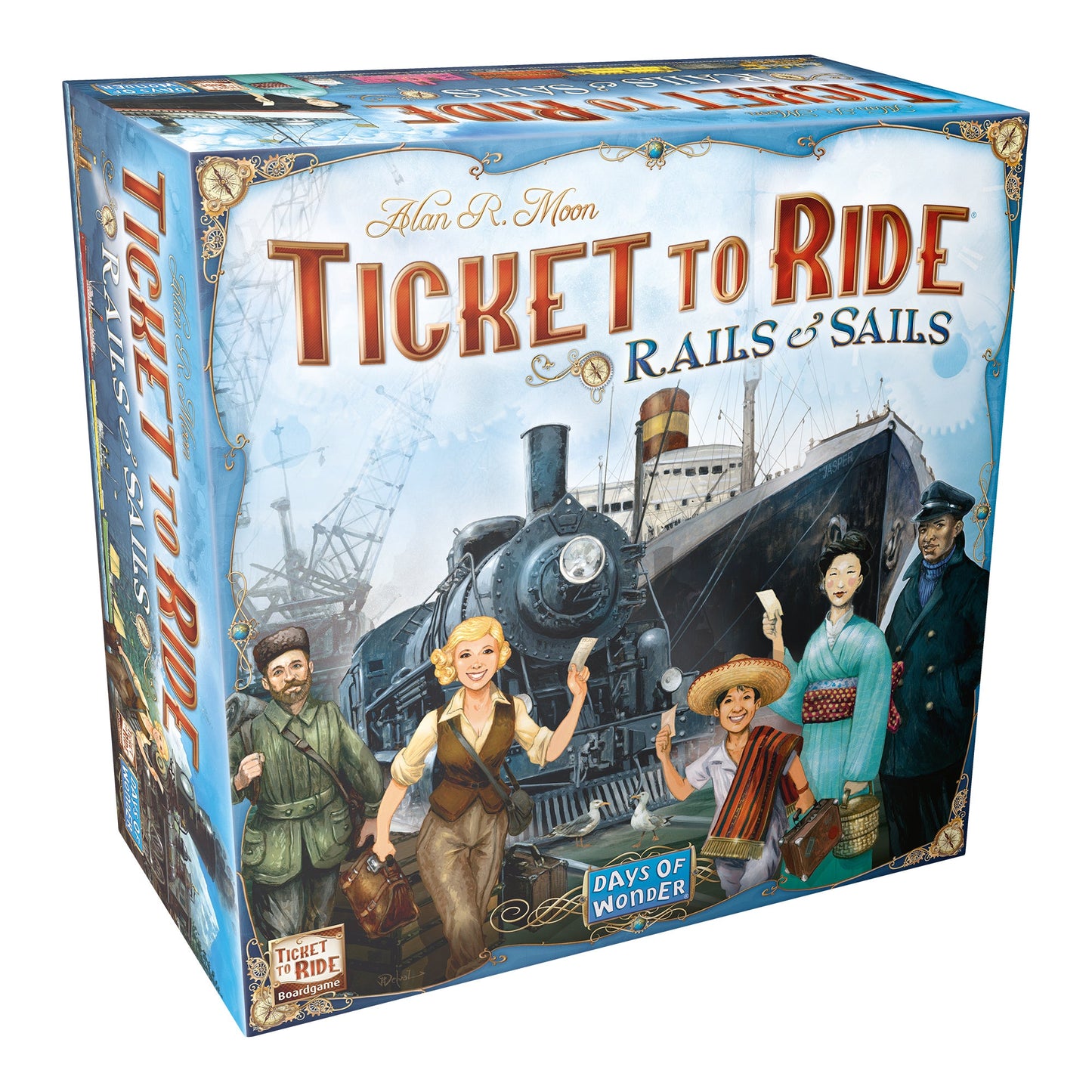 Ticket to Ride: Rails and Sails Board Game - Board Game Chiến Thuật Gia Đình - Days of Wonder - Hình ảnh sản phẩm