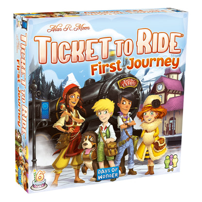 Ticket to Ride: Europe: First Journey - Board Game Trẻ Em - Days of Wonder