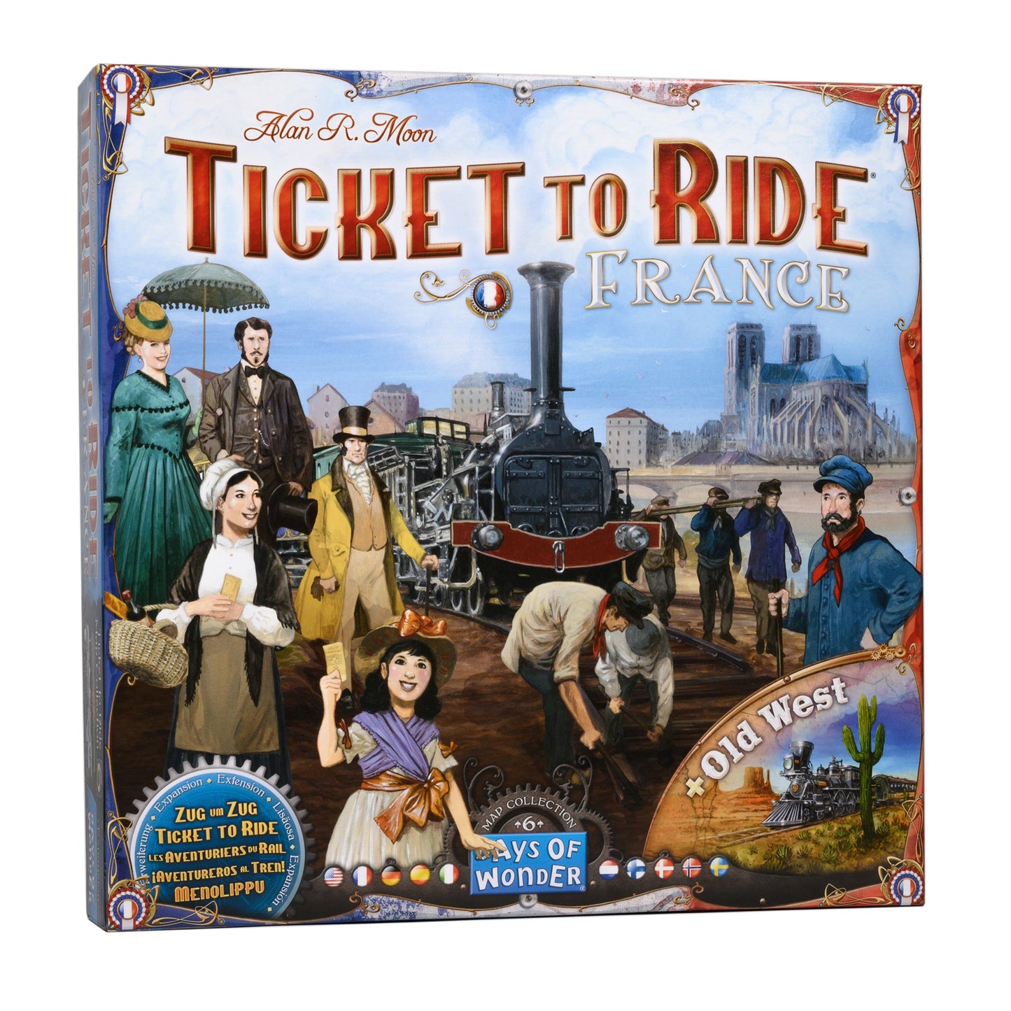 Ticket to Ride: France-Old West Map 6 - Bản đồ Mở rộng Board Game - Days of Wonder - Hình ảnh sản phẩm