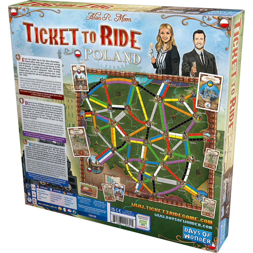Ticket to Ride Map Coll. Vol 6.5 Poland - Bản Mở Rộng Board Game Chiến Thuật - Days of Wonder