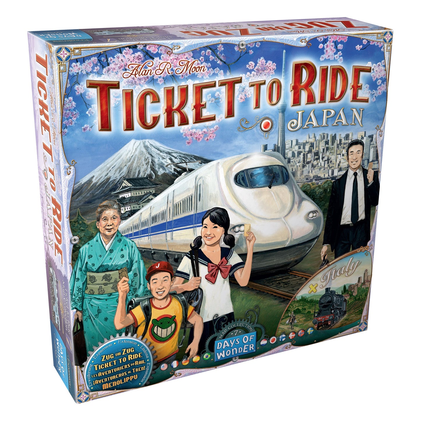 Ticket to Ride: Japan and Italy Map 7 Bản Mở Rộng Board Game Days of Wonder - Hình ảnh sản phẩm