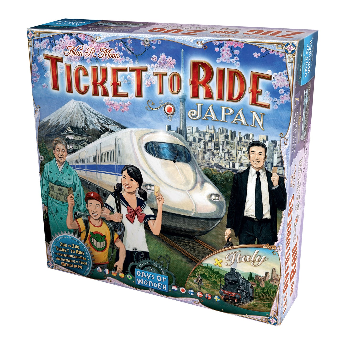 Ticket to Ride: Japan and Italy Map 7 Bản Mở Rộng Board Game Days of Wonder - Hình ảnh chi tiết 2