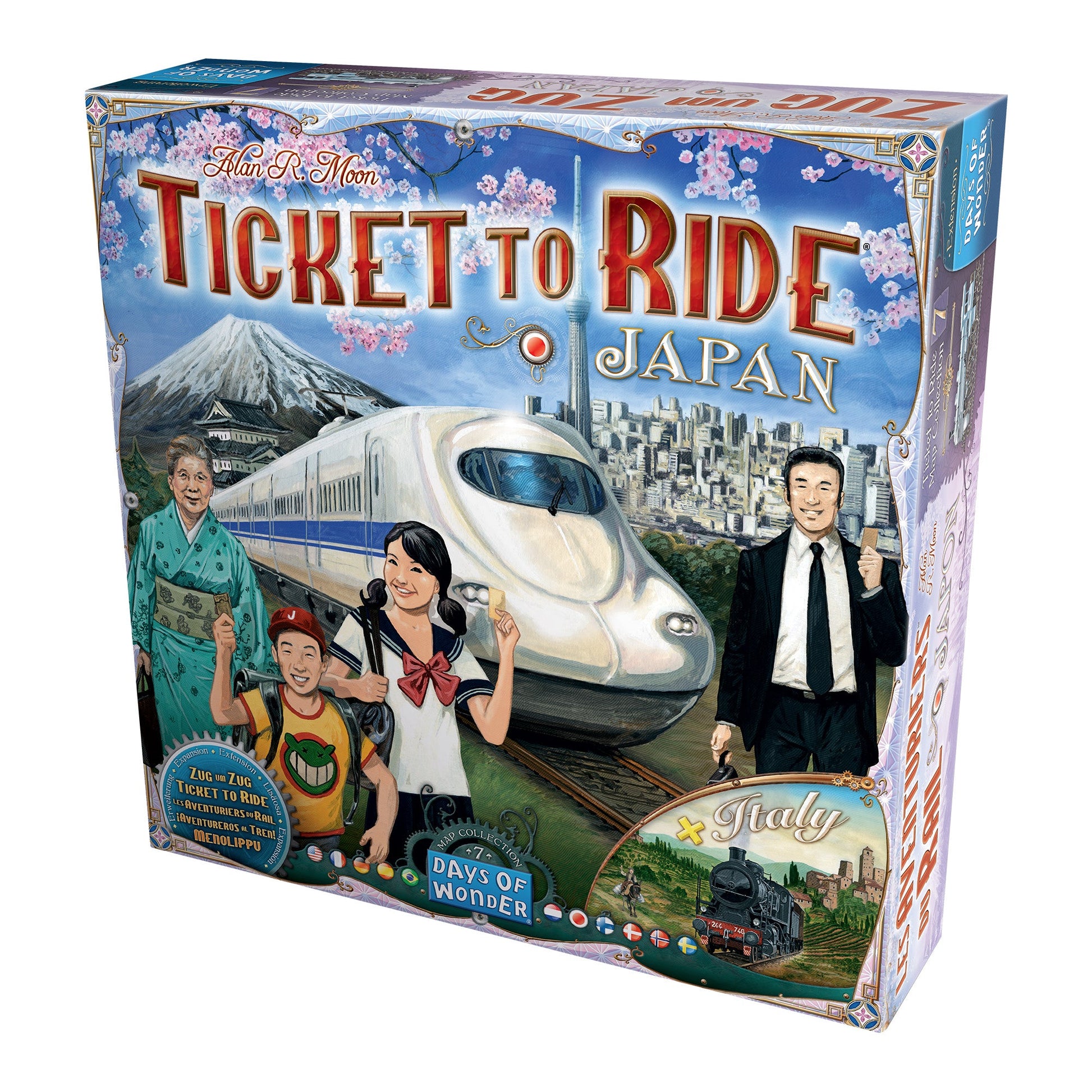 Ticket to Ride: Japan and Italy Map 7 Bản Mở Rộng Board Game Days of Wonder - Hình ảnh chi tiết 2