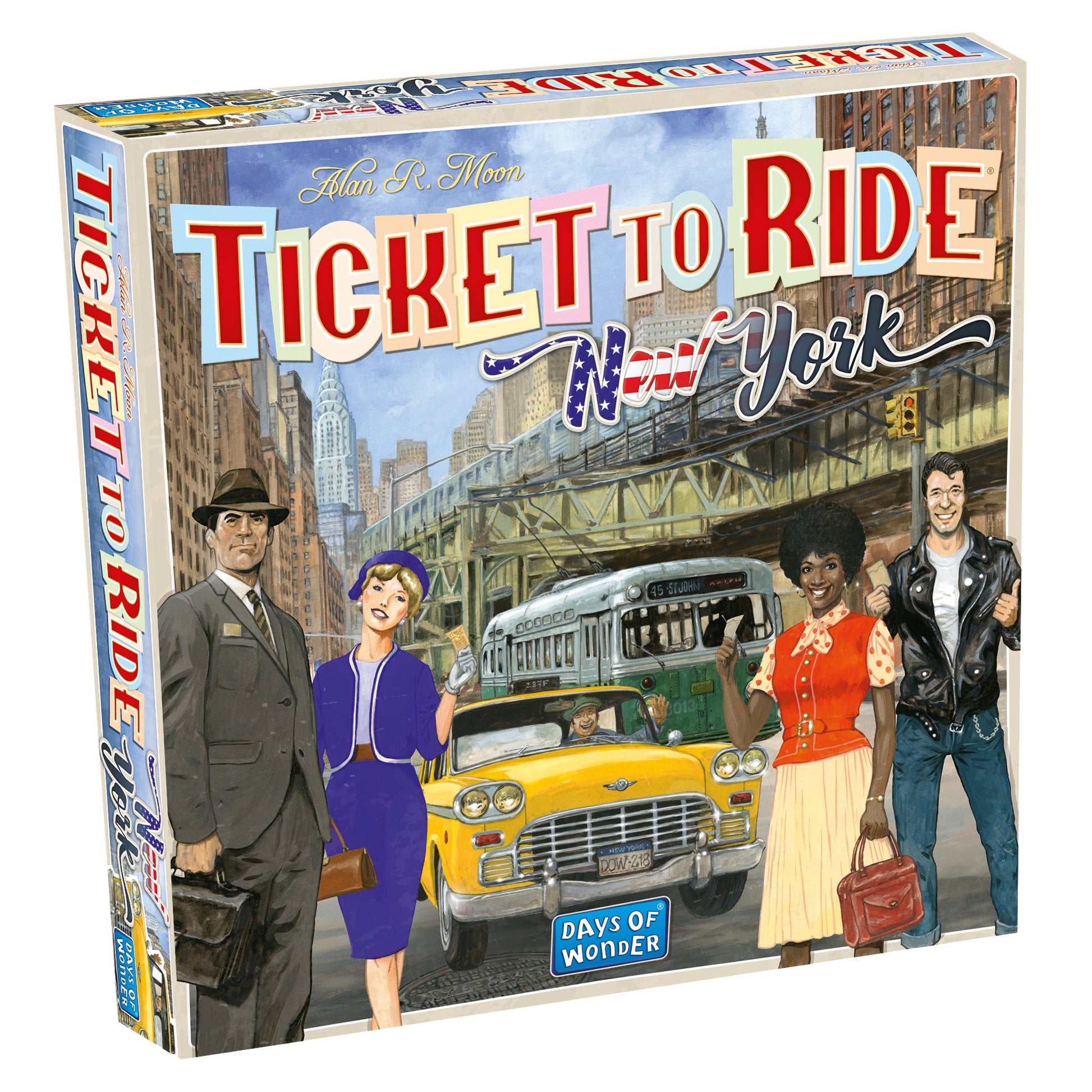 Ticket to Ride: New York Board Game - Board Game Gia Đình Chiến Thuật Days of Wonder - Hình ảnh sản phẩm