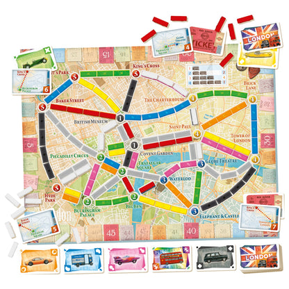 Ticket to Ride: London - Board Game Chiến Thuật Gia Đình - Days of Wonder