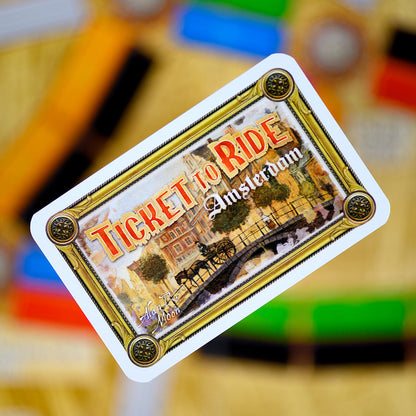 Ticket to Ride Amsterdam - Board Game Chiến Thuật Gia Đình - Days of Wonder