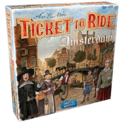 Ticket to Ride Amsterdam - Board Game Chiến Thuật Gia Đình - Days of Wonder