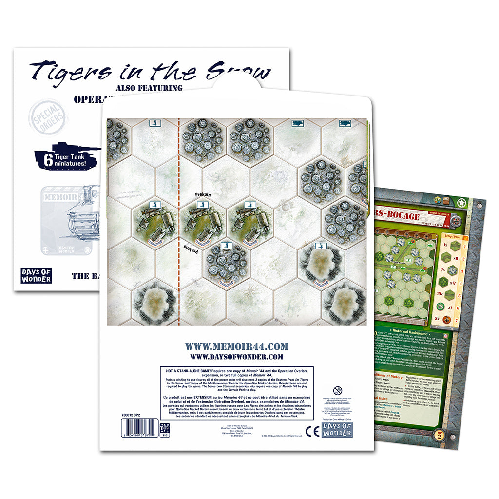 Memoir '44 Tigers in the Snow Battle Map - Bản Mở Rộng Board Game Chiến Thuật - Days of Wonder - Hình ảnh chi tiết 2