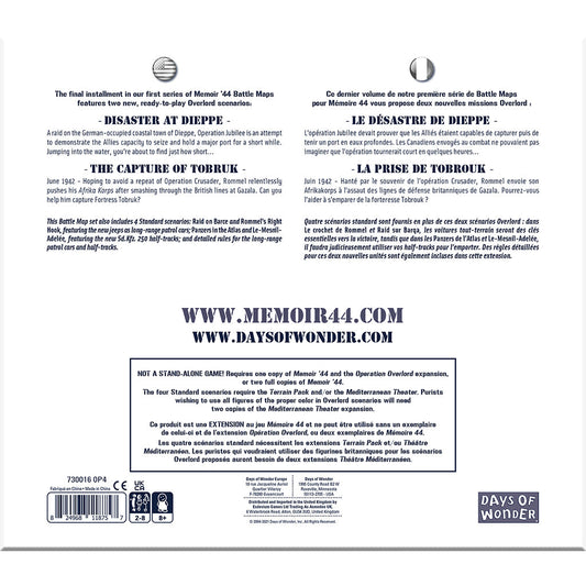 Memoir '44 Disaster at Dieppe Battle Map - Bản Mở Rộng Board Game Chiến Thuật - Days of Wonder