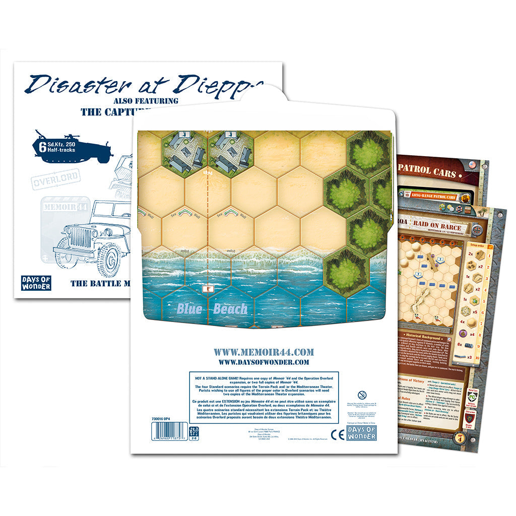 Memoir '44 Disaster at Dieppe Battle Map - Bản Mở Rộng Board Game Chiến Thuật - Days of Wonder