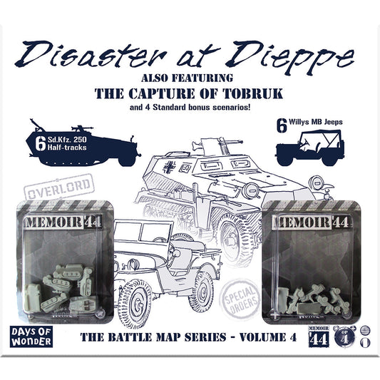Memoir '44 Disaster at Dieppe Battle Map - Bản Mở Rộng Board Game Chiến Thuật - Days of Wonder