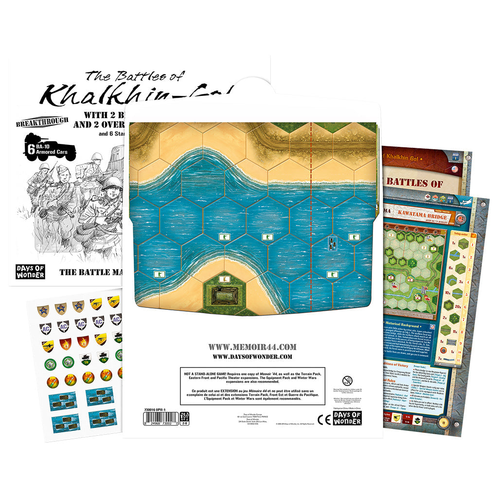 Memoir '44 Battles of Khalkhin-Gol Board Game Expansion - Board game chiến thuật Thế chiến II - Days of Wonder - Hình ảnh sản phẩm