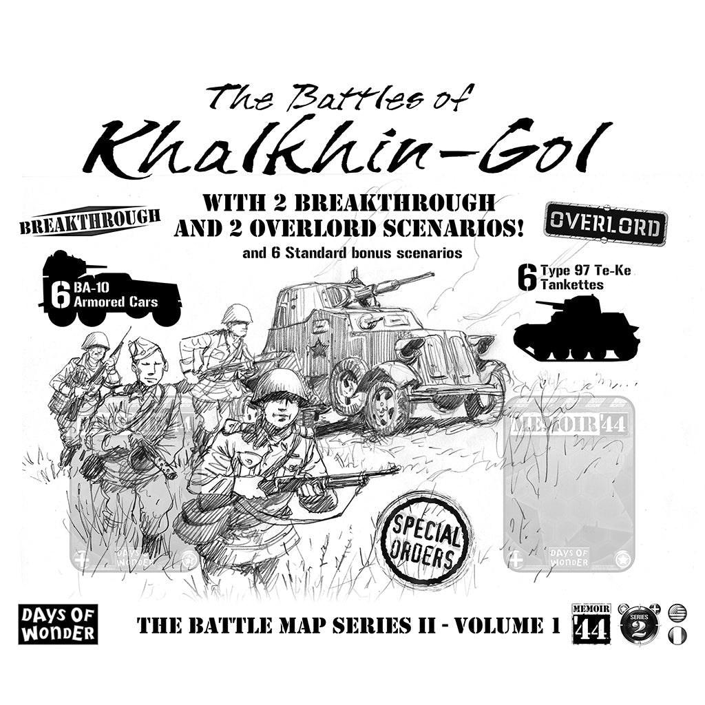 Memoir '44 Battles of Khalkhin-Gol Board Game Expansion - Board game chiến thuật Thế chiến II - Days of Wonder - Hình ảnh chi tiết 2