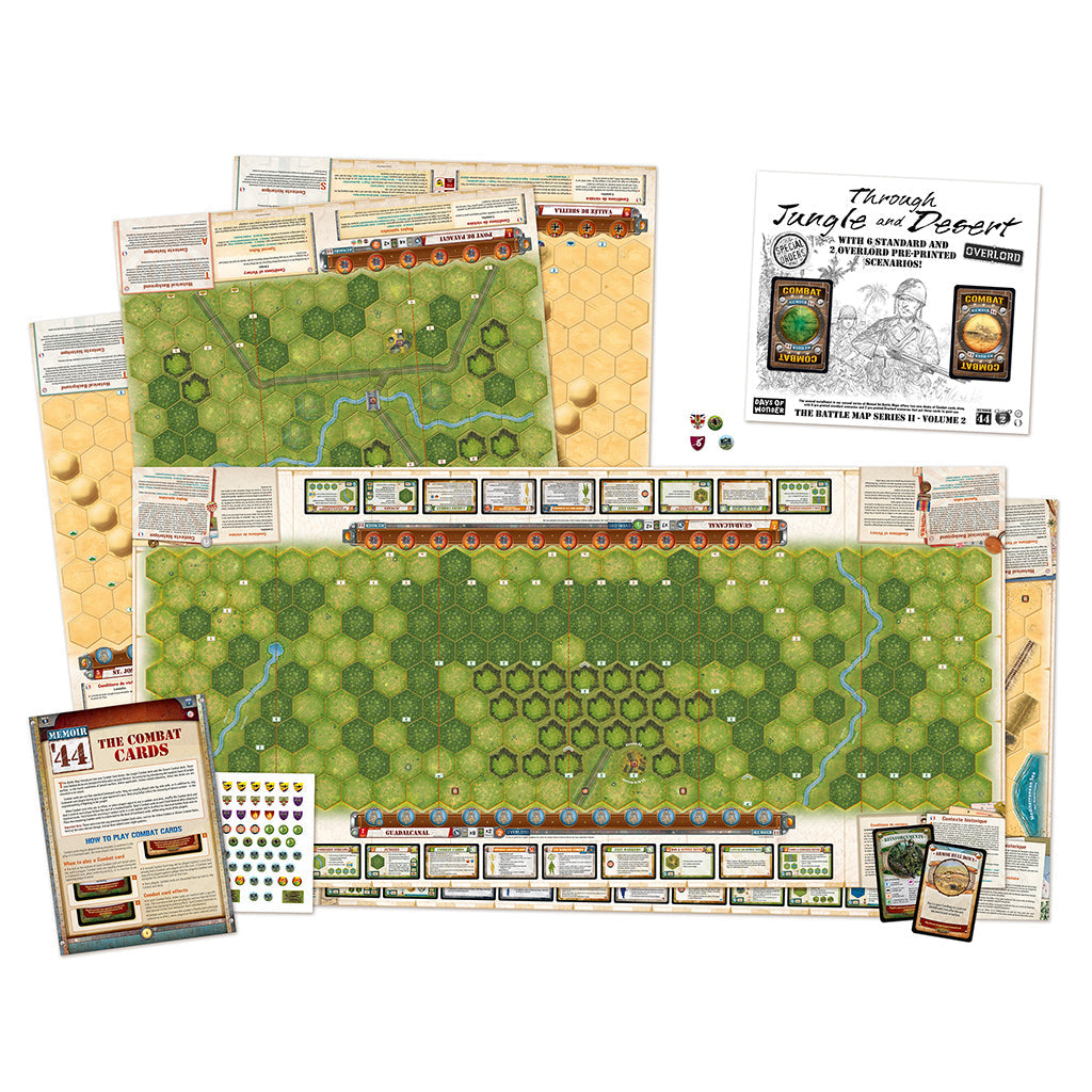 Memoir '44 Through Jungle and Desert Board Game Expansion - Bản mở rộng Board game chiến thuật - Days of Wonder - Hình ảnh sản phẩm