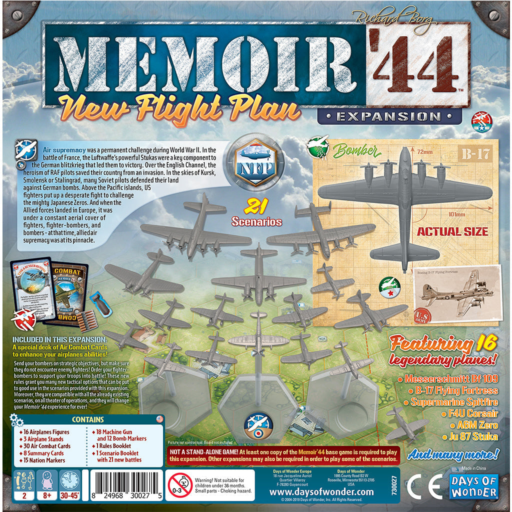 Memoir '44 New Flight Plan - Bản Mở Rộng Board Game Chiến Thuật - Days of Wonder - Hình ảnh bổ sung 4
