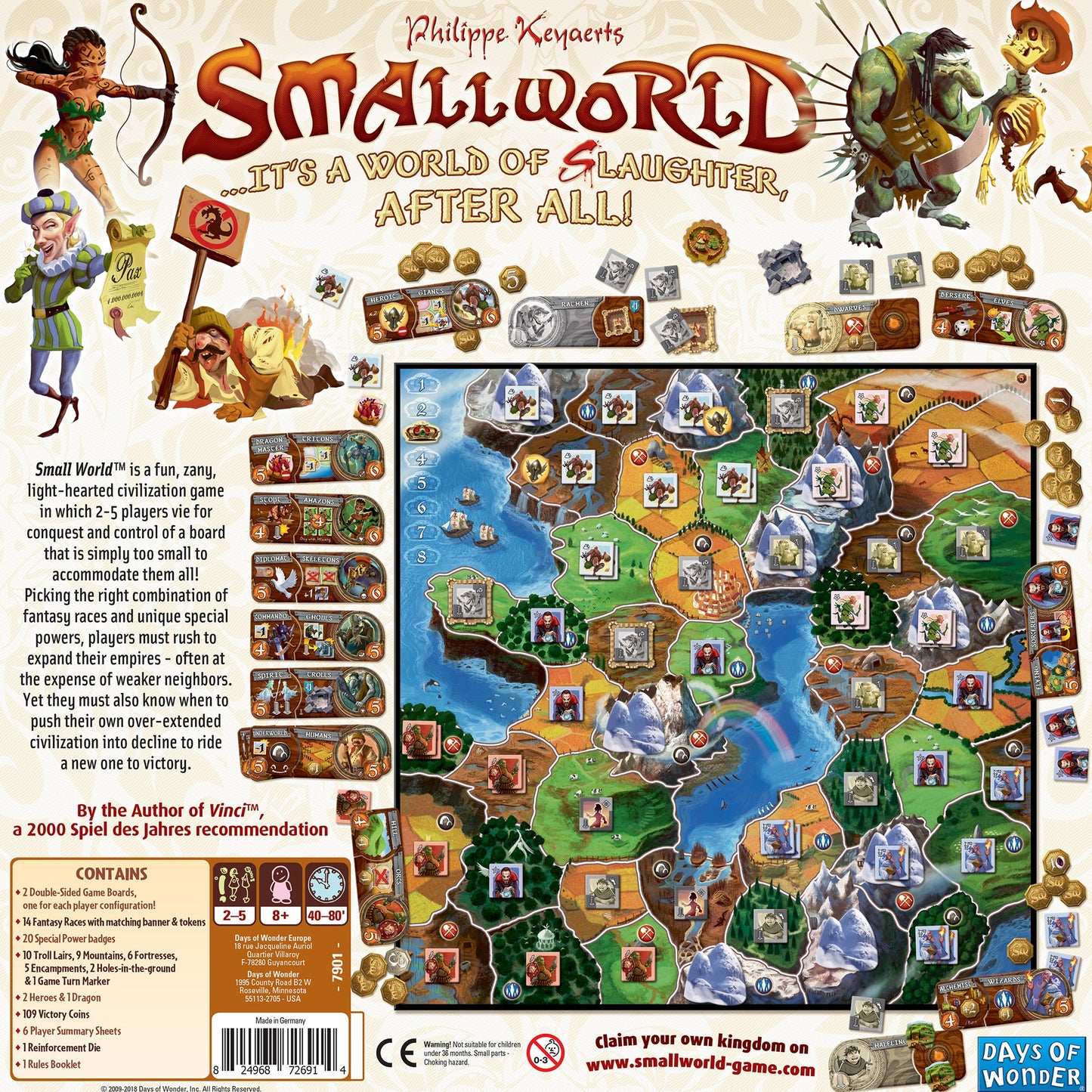 Small World - Board Game chiến thuật - Days of Wonder