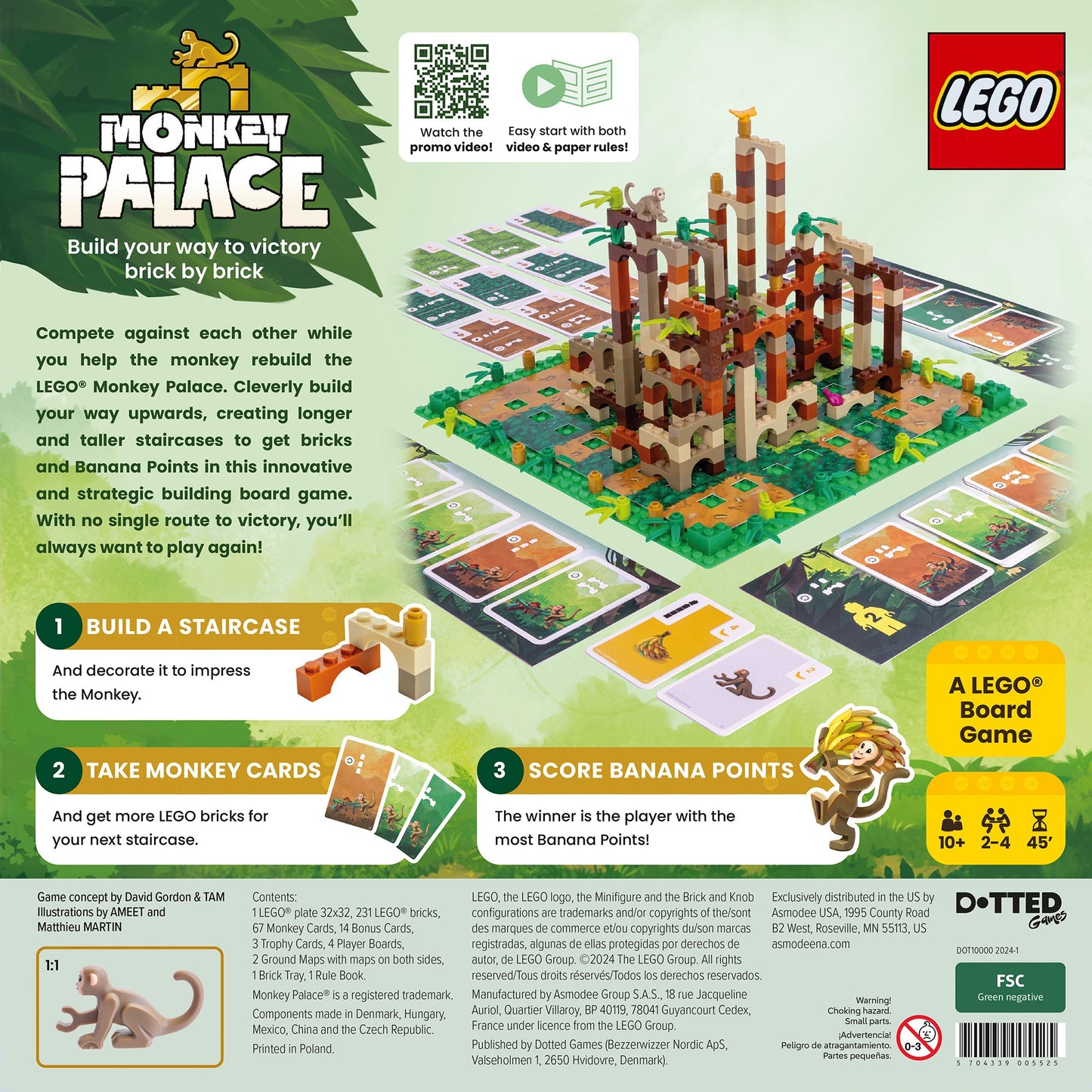 Monkey Palace - Board Game LEGO Xây Dựng Chiến Thuật