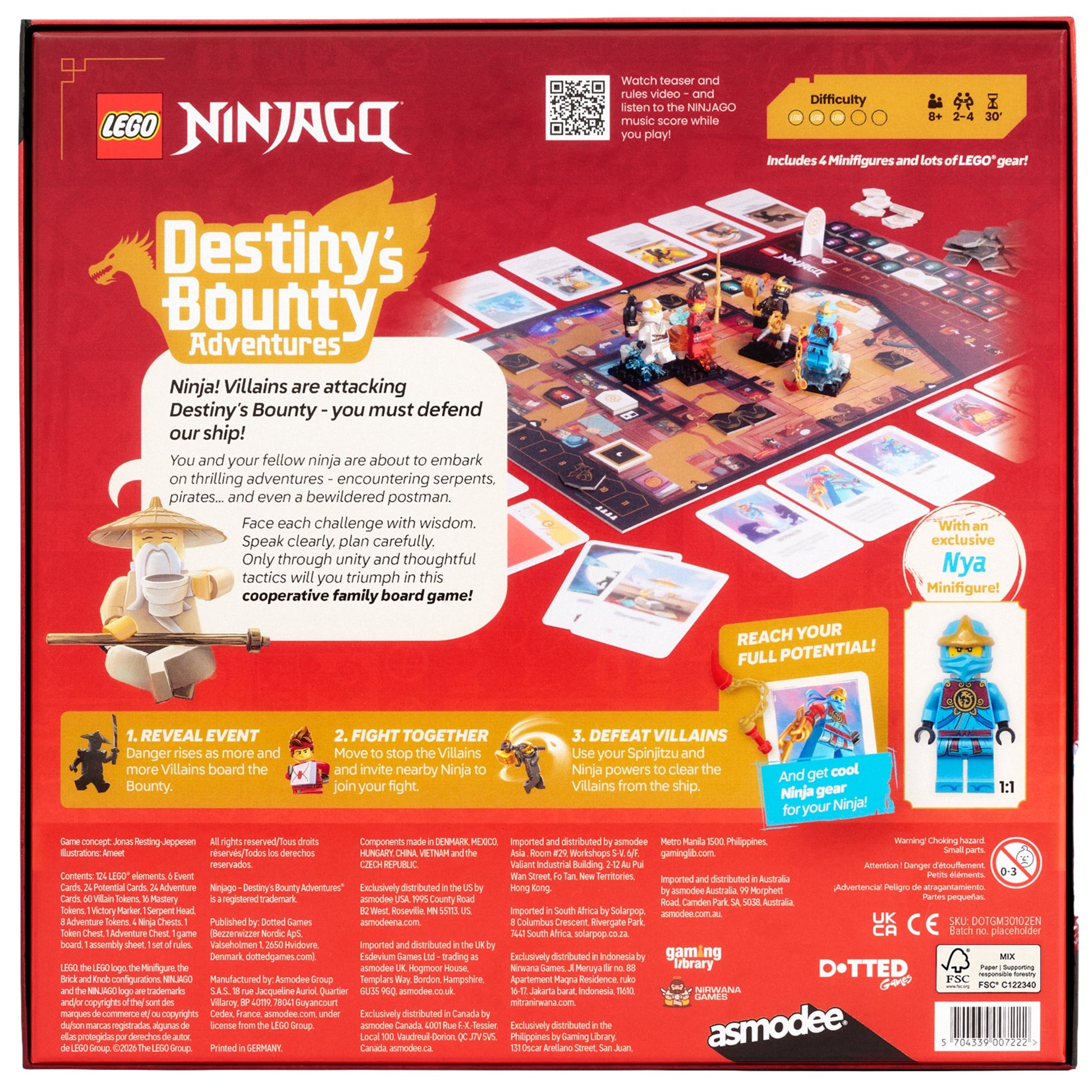 LEGO Ninjago Destiny's Bounty Adventures Board Game