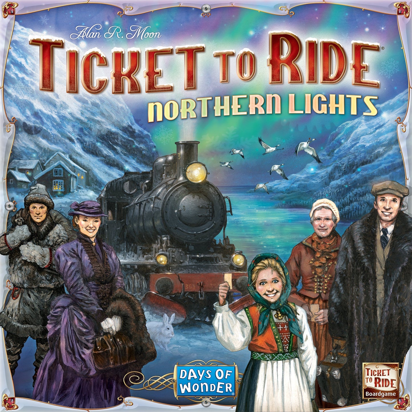 Ticket to Ride Northern Lights - Board Game Gia Đình Chiến Thuật - Days of Wonder