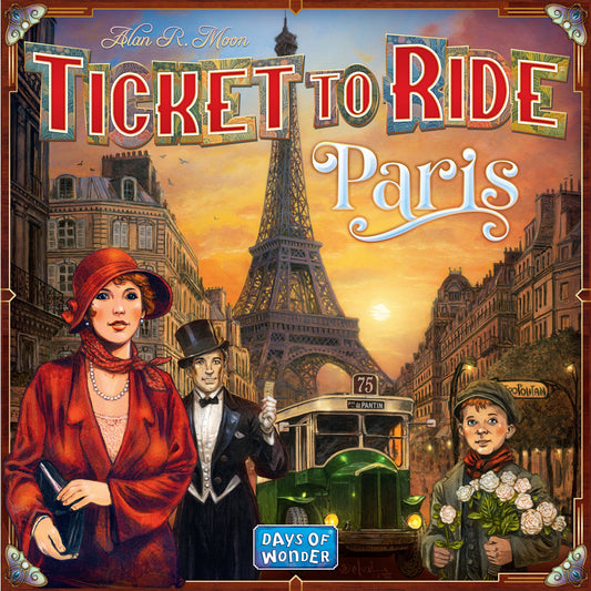 Ticket to Ride Paris - Board Game Chiến Thuật Xây Dựng Tuyến Đường - Days of Wonder
