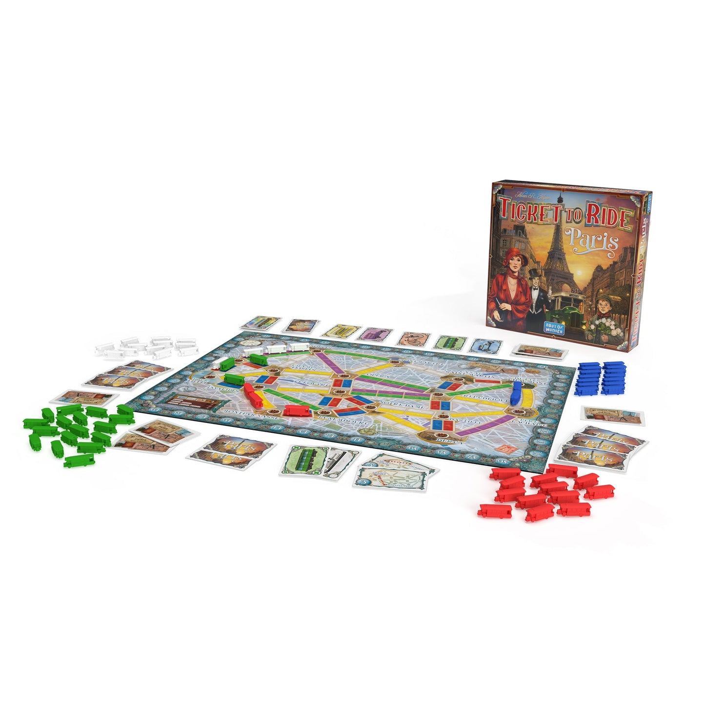 Ticket to Ride Paris - Board Game Chiến Thuật Xây Dựng Tuyến Đường - Days of Wonder