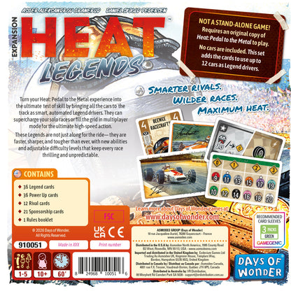 Heat: Legends Board Game Expansion