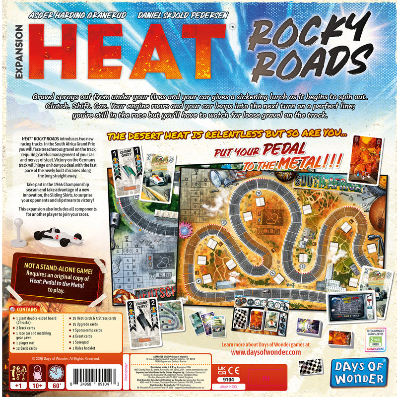 Heat: Rocky Roads Board Game Expansion