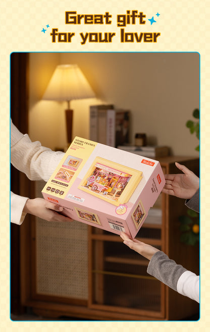 Rolife Sweet Scoopery Ice Cream 3D Wooden Puzzle DP002 - Mô hình gỗ 3D lắp ráp DIY - Rolife