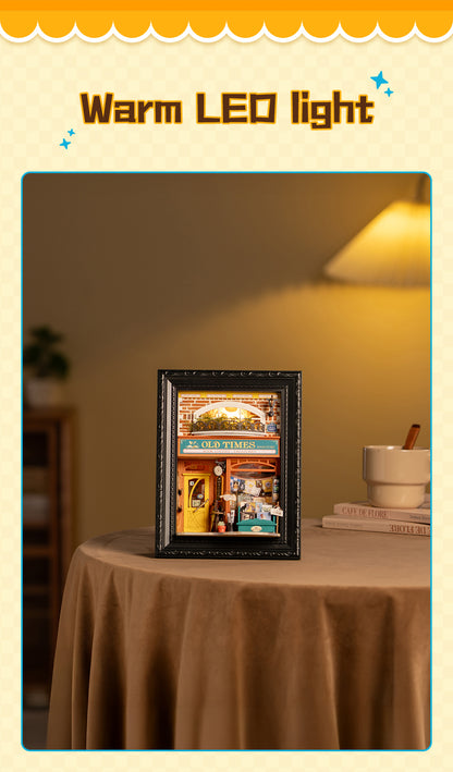 Rolife Old Times Bookstore 3D Wooden Puzzle DP004 - Mô Hình Gỗ 3D Tiệm Sách Cổ Điển - Rolife