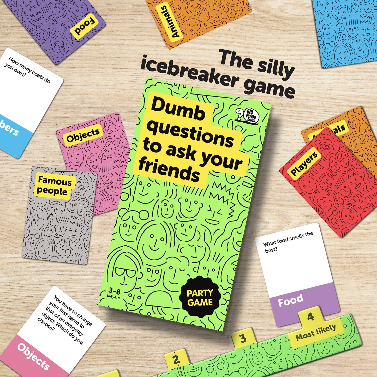 Dumb Questions to Ask Your Friends - Board Game Tiệc Tùng Hài Hước - Big Potato Games - Góc nhìn khác 3
