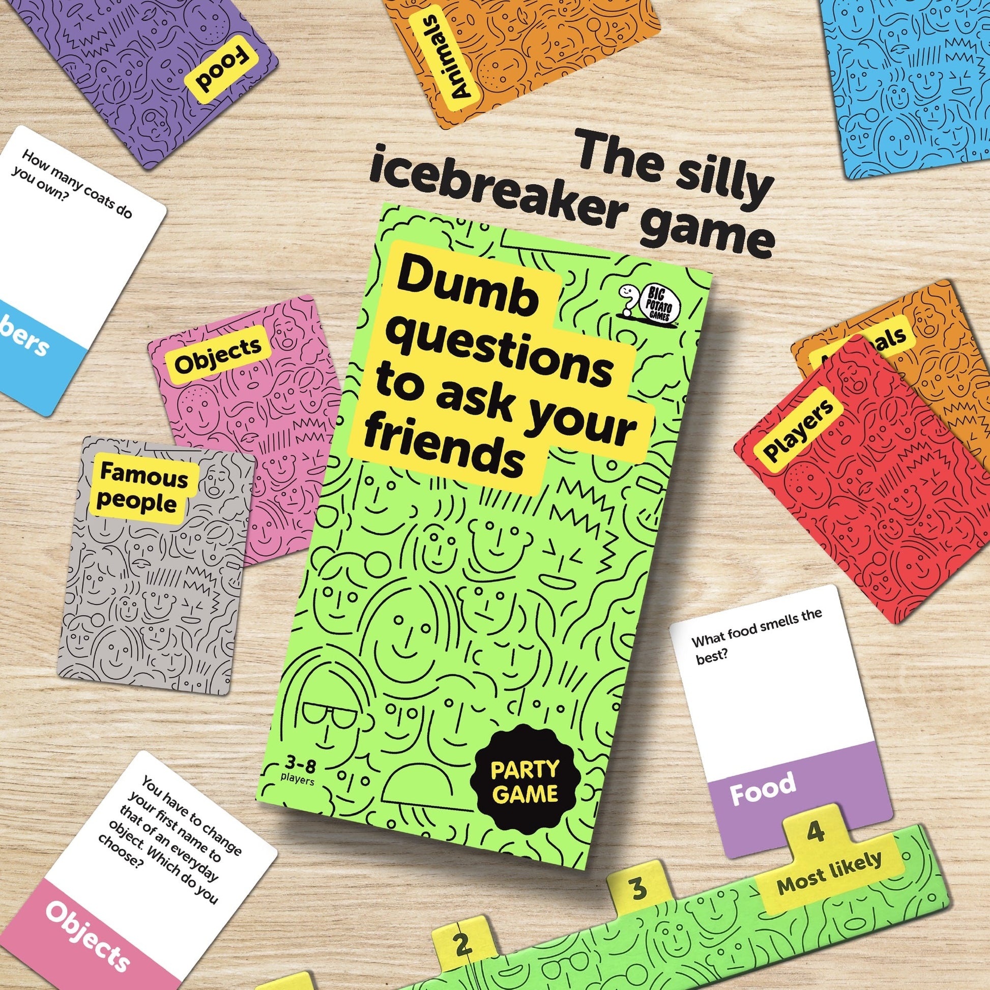 Dumb Questions to Ask Your Friends - Board Game Tiệc Tùng Hài Hước - Big Potato Games - Góc nhìn khác 3