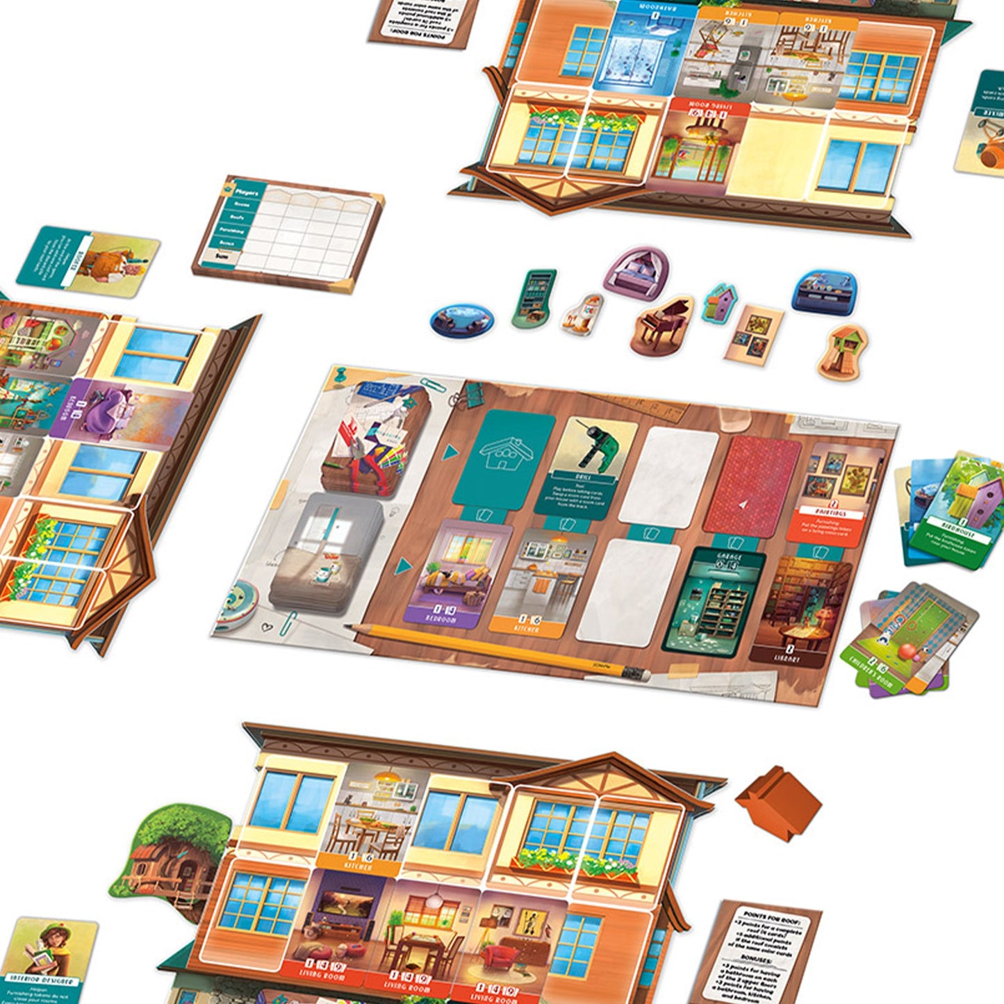 Dream Home Board Game - Trò chơi xây dựng tổ ấm - Rebel - Góc nhìn khác 3