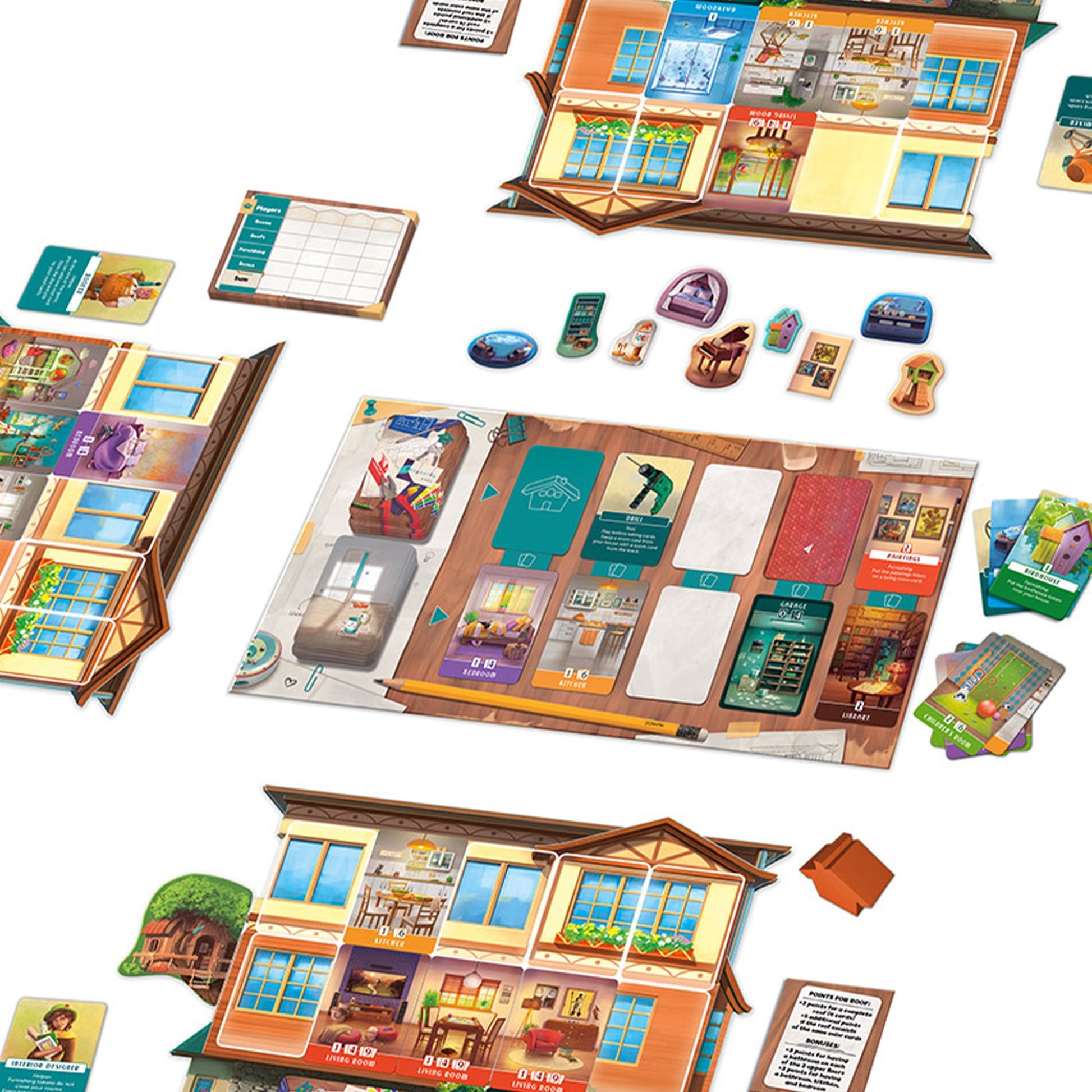 Dream Home Board Game - Trò chơi xây dựng tổ ấm - Rebel - Góc nhìn khác 3