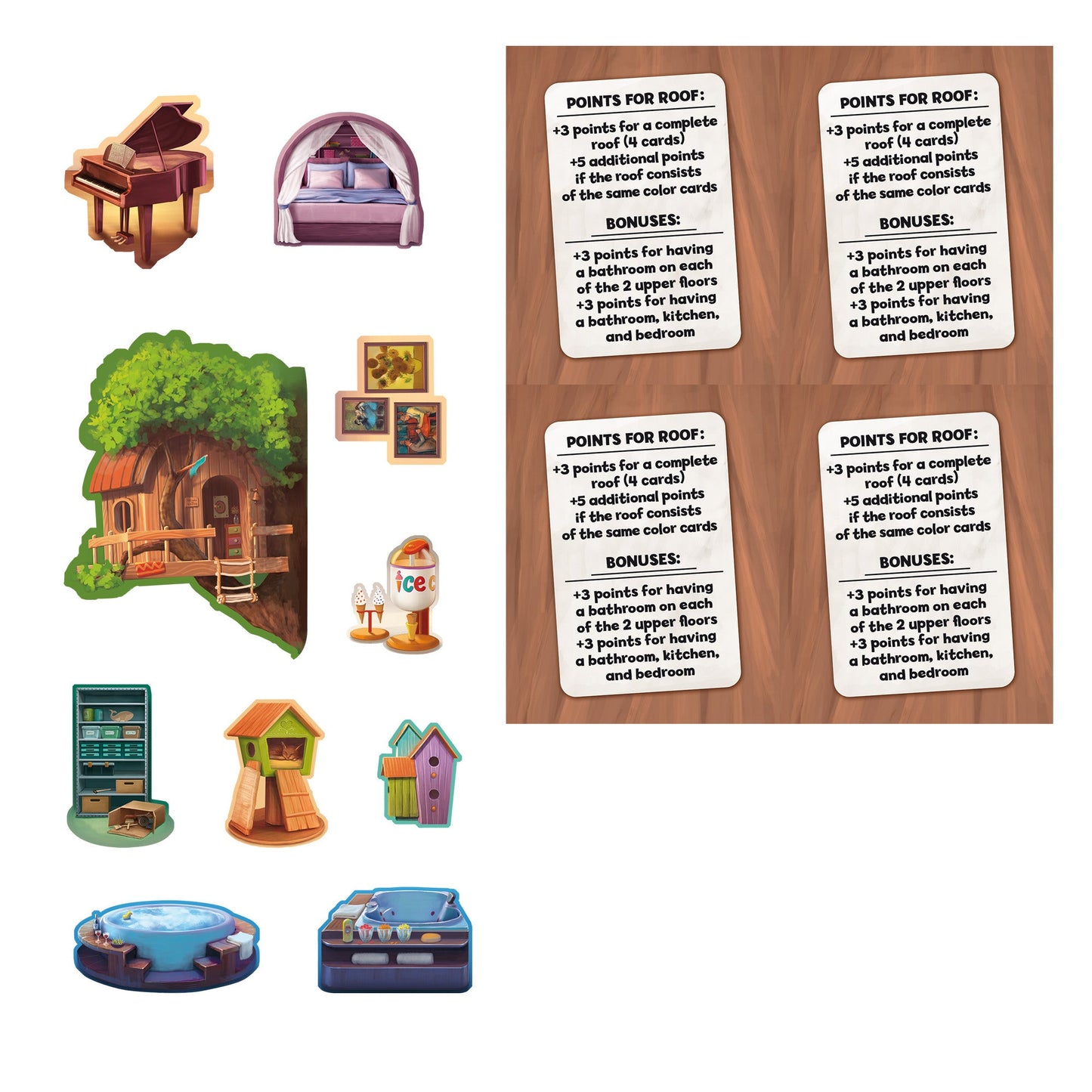 Dream Home Board Game - Trò chơi xây dựng tổ ấm - Rebel - Hình ảnh bổ sung 4