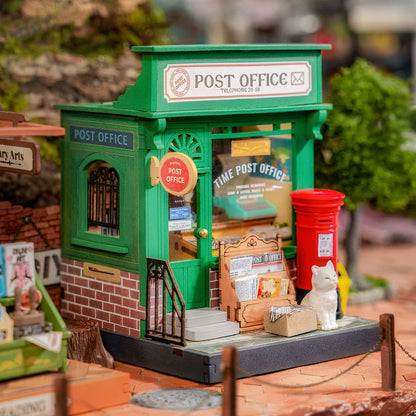 Rolife DIY Miniature House - Century Post Office DS037 - Mô hình nhà gỗ thu nhỏ DIY - Rolife