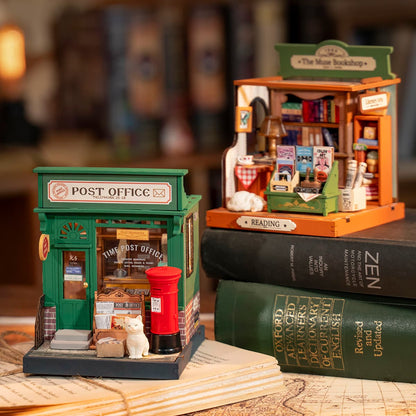Rolife DIY Miniature House - The Muse Bookshop DS040 - Nhà mô hình gỗ DIY tiệm sách - Rolife