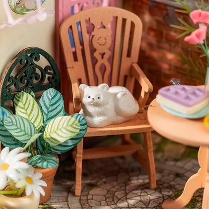 Rolife DIY Miniature House - Fancy Tea Yard DS038 - Mô hình nhà gỗ mini tự lắp ráp - Rolife DS038