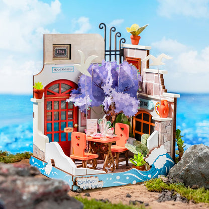 Rolife DIY Miniature House - Sea Holiday Restaurant DS039 - Mô hình nhà gỗ tí hon - Rolife DS039