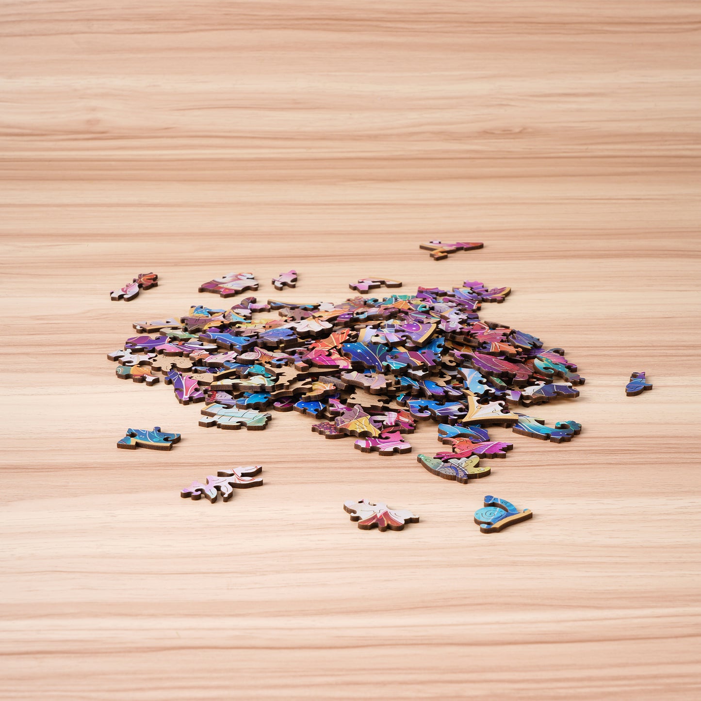 Rowood Wooden Jigsaw Puzzle - Mystic Mandala Flower - Bộ xếp hình gỗ 200 mảnh - Rolife