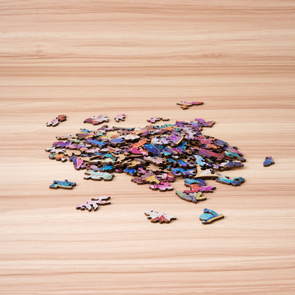 Rowood Wooden Jigsaw Puzzle - Mystic Mandala Flower - Bộ xếp hình gỗ 200 mảnh - Rolife