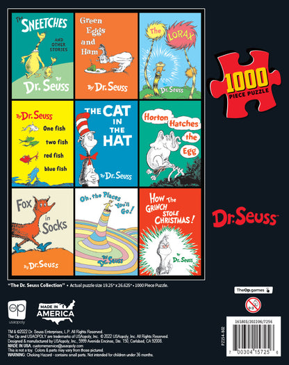 Dr. Seuss “The Dr. Seuss Collection” 1000 Piece Puzzle - Bộ ghép hình 1000 mảnh - The Op Games - Hình ảnh bổ sung 6