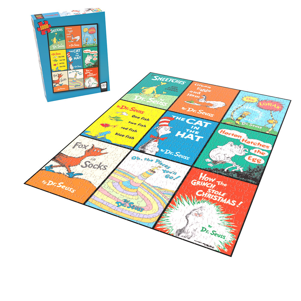 Dr. Seuss “The Dr. Seuss Collection” 1000 Piece Puzzle - Bộ ghép hình 1000 mảnh - The Op Games - Hình ảnh chi tiết 2