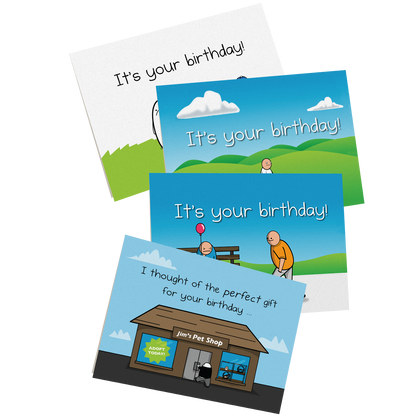 NSFW Birthday Cards Vol. A - 4 pack