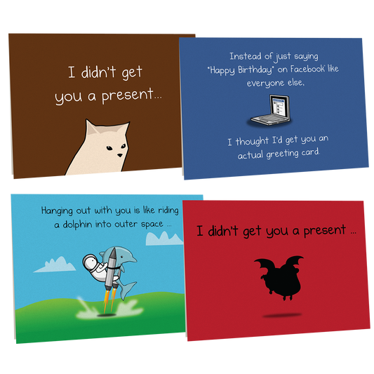 NSFW Birthday Cards Vol. B - 4 pack
